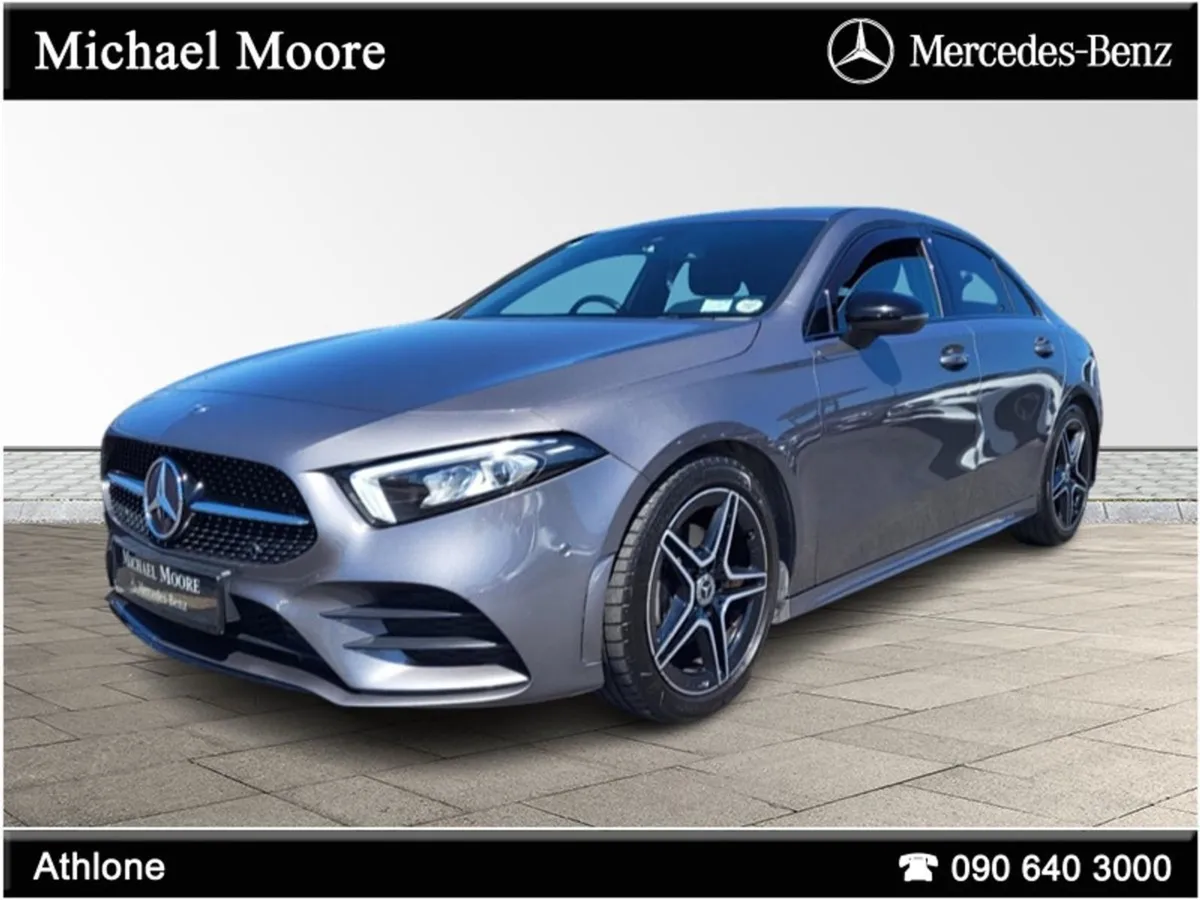 Mercedes-Benz A-Class A180d Saloon AMG Auto  (nig - Image 2