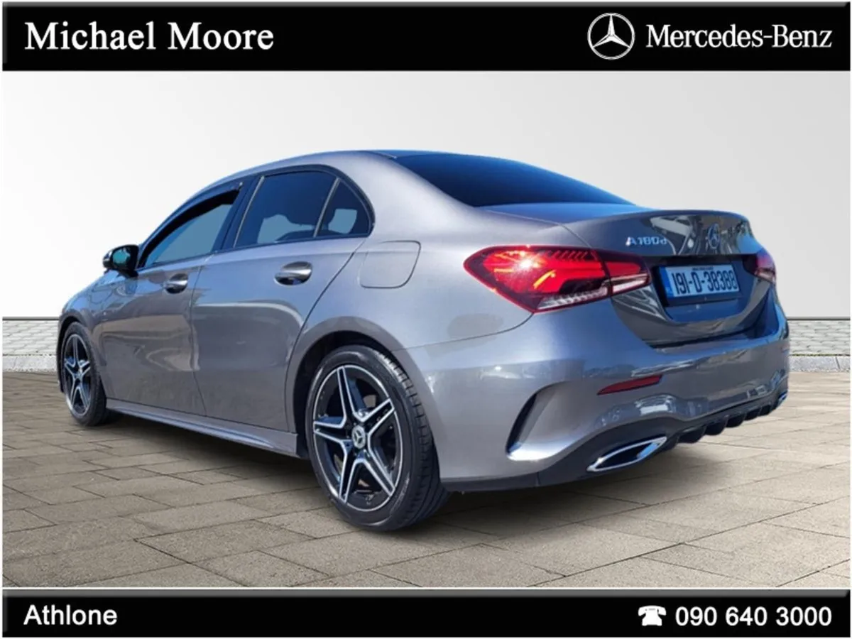 Mercedes-Benz A-Class A180d Saloon AMG Auto  (nig - Image 3