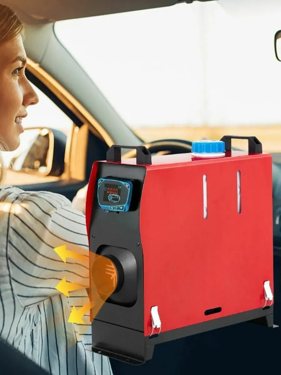 Efficient 8KW Diesel Heater: Blue Remote Included - Image 2