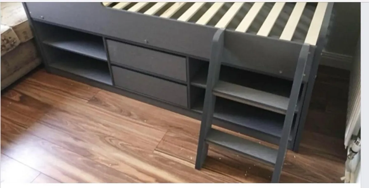 Single Raised Storage Bed - Image 1
