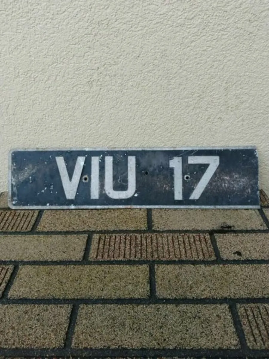 Vintage Irish Reg Plate