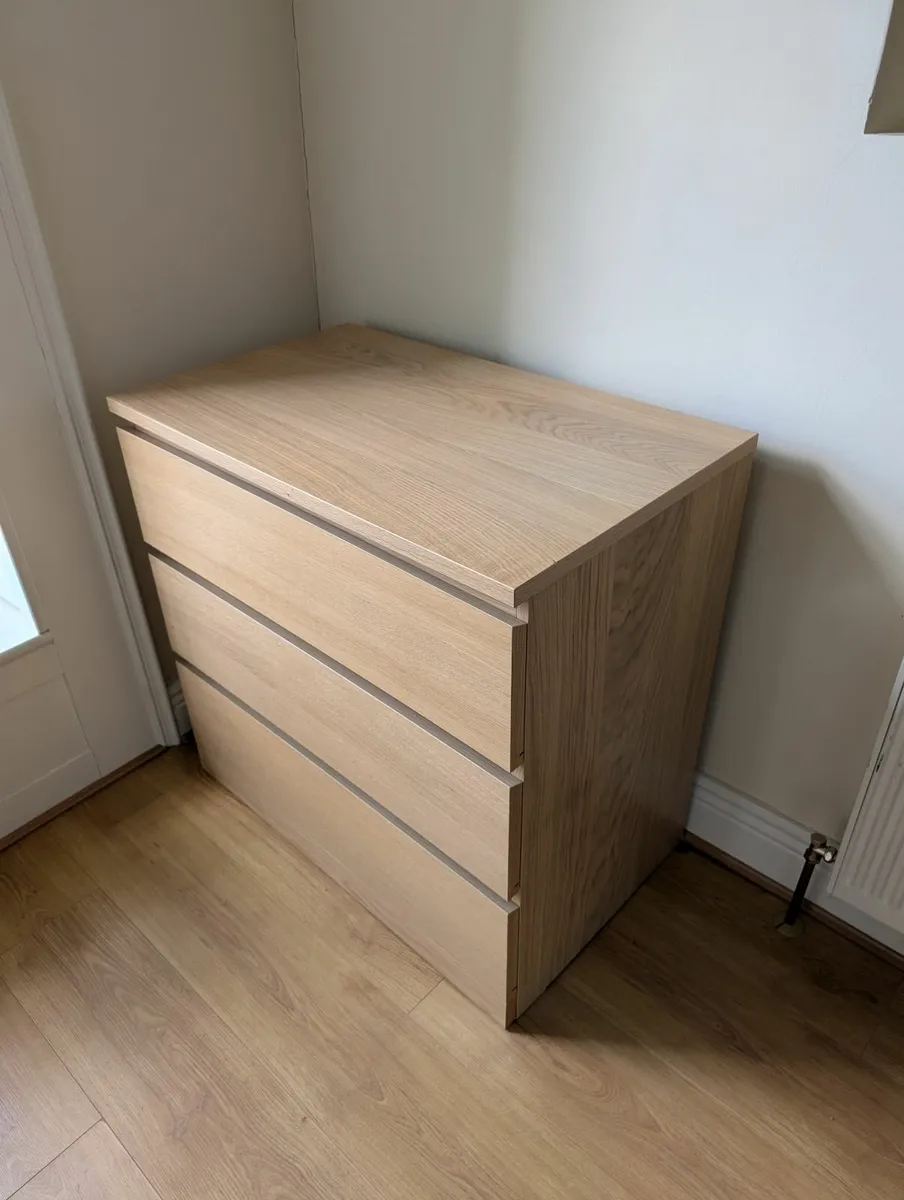 Ikea Malm Chest of 3 drawers - Image 1