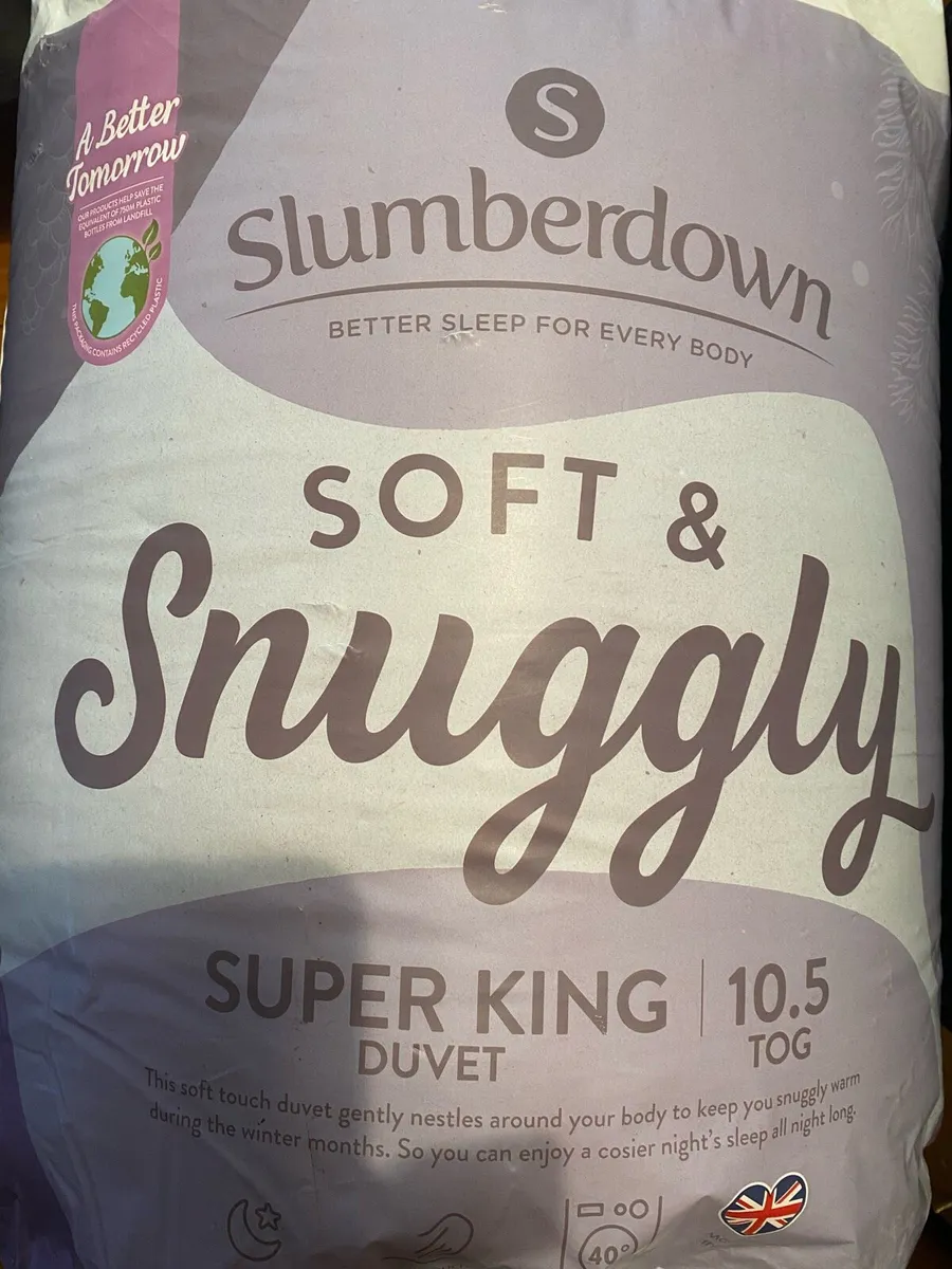 NEW SEALED Slumberdown Superking Duvet 10.5 tog - Image 1