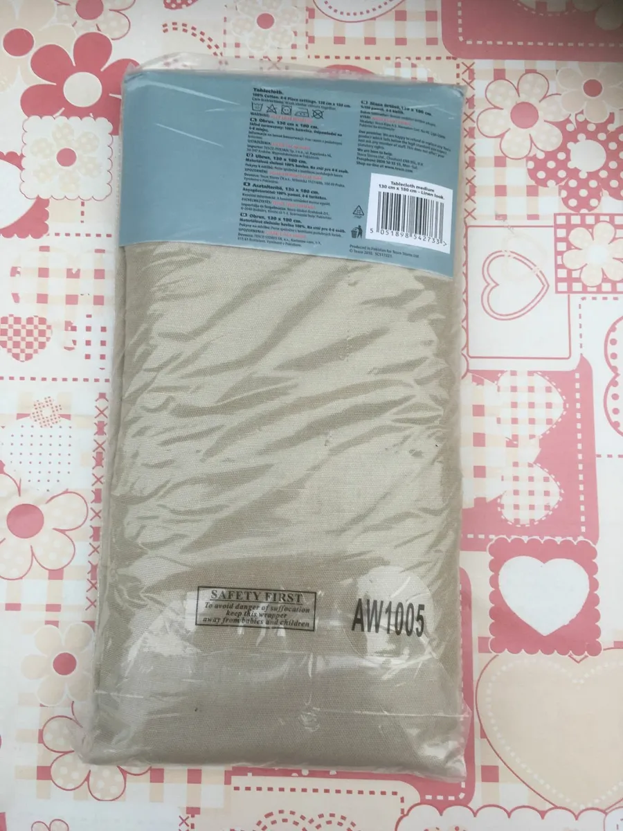 New and Sealed Tablecloth - Image 4