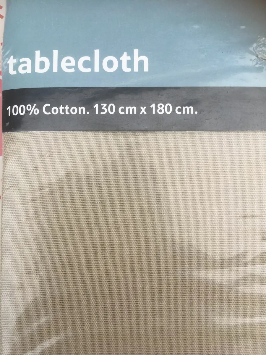 New and Sealed Tablecloth - Image 1