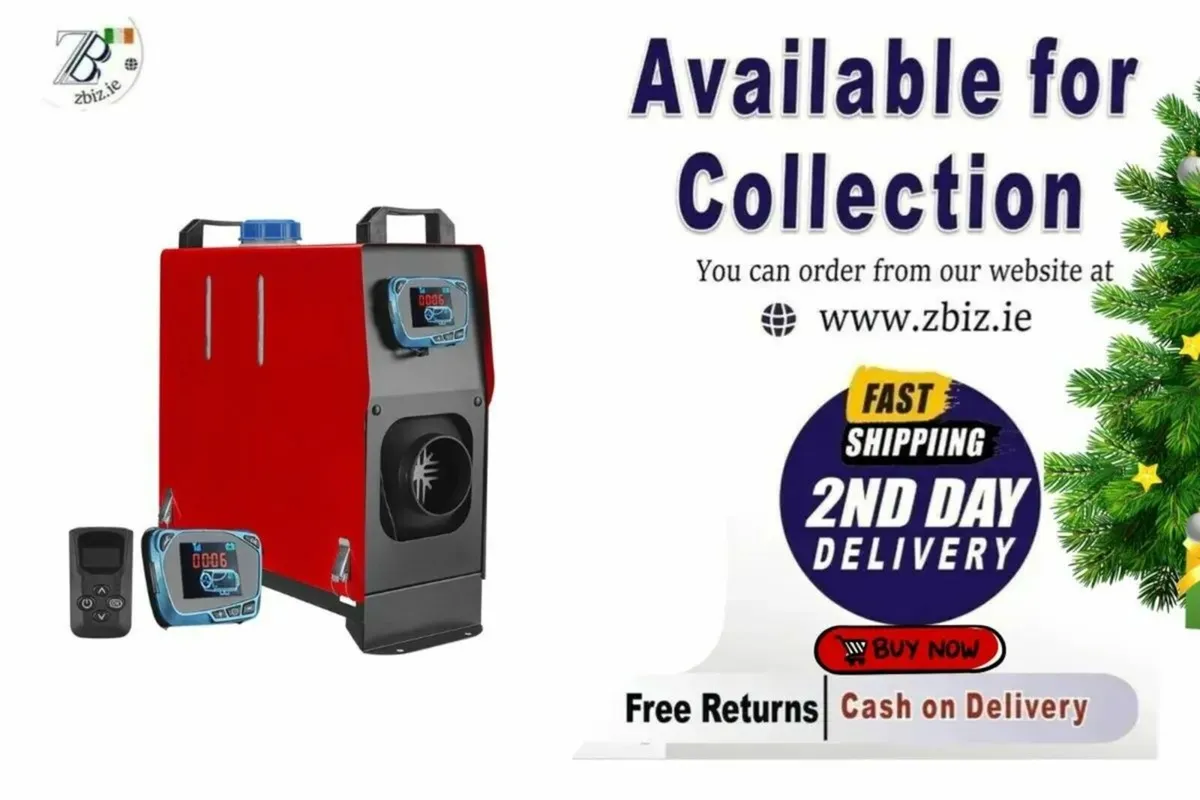 8KW Diesel Heater: User-Friendly LCD Remote - Image 1