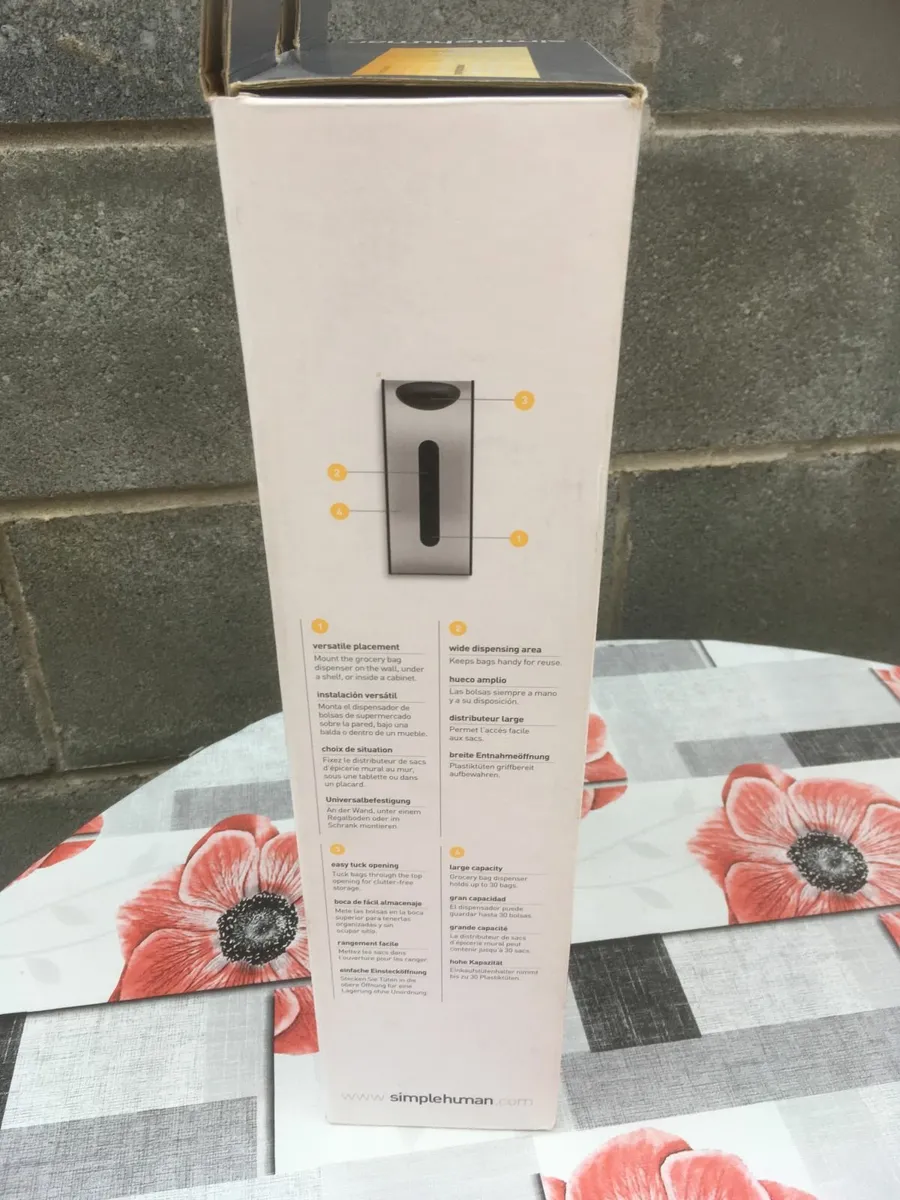 BRAND NEW Simplehuman Shopping Bag Storage - Image 3