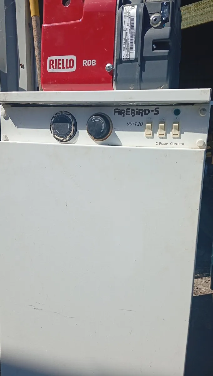 Firebird inside boiler and riello burner and tank - Image 3