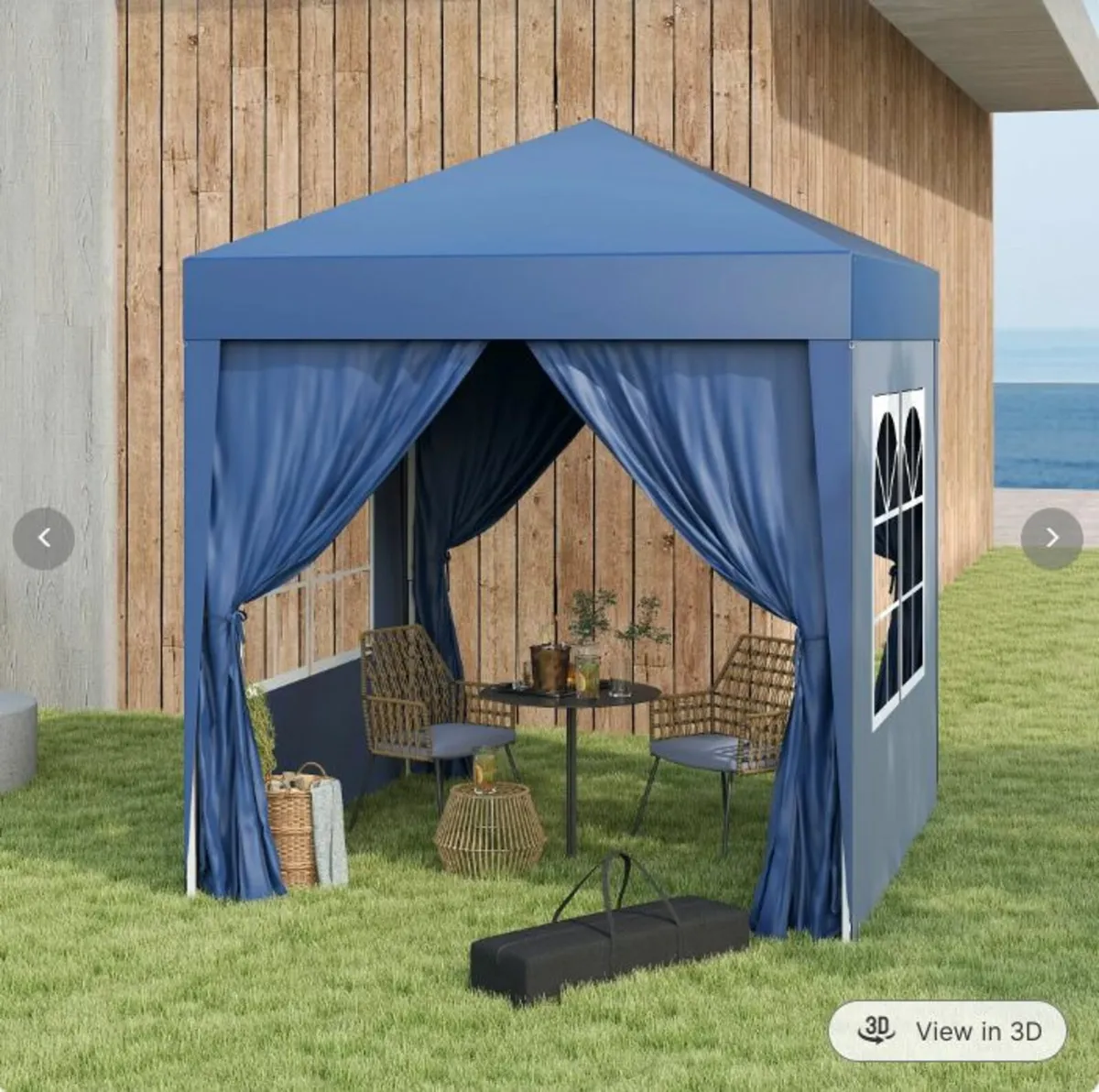 2 x 2 m Garden Pop Up Gazebo - Image 1