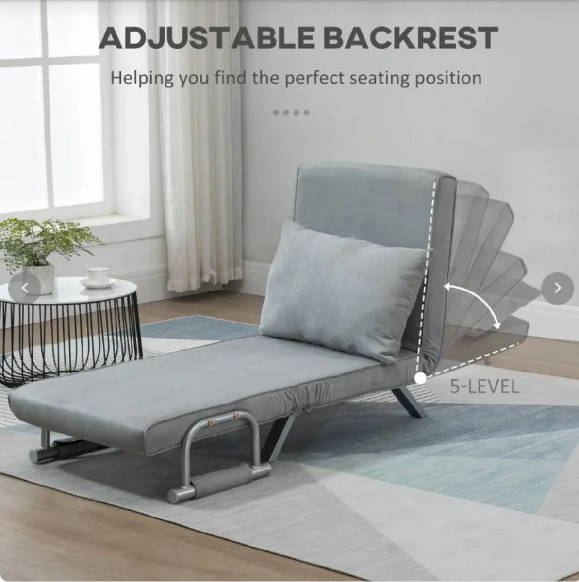 Single Sofa Bed Armchair - Image 3
