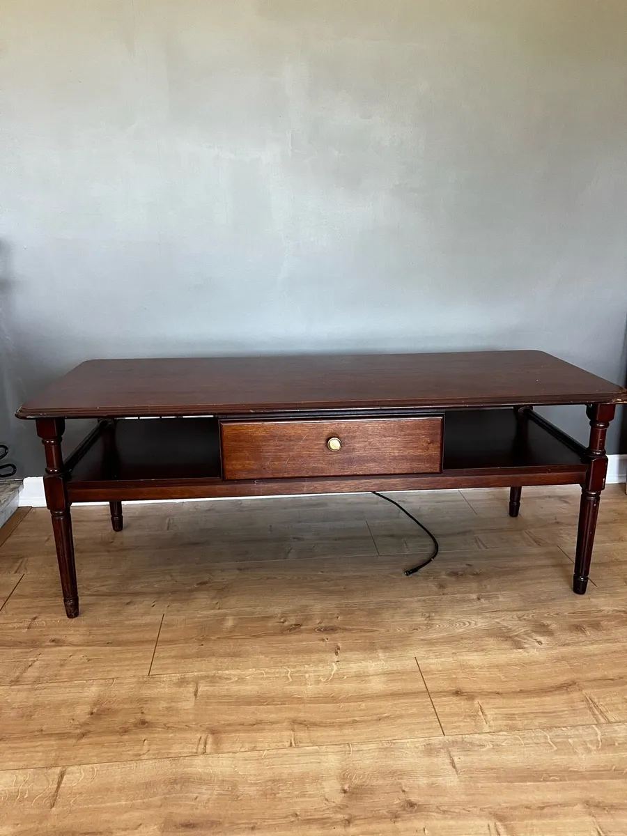 Solid Mahogany Coffee Table - Image 1