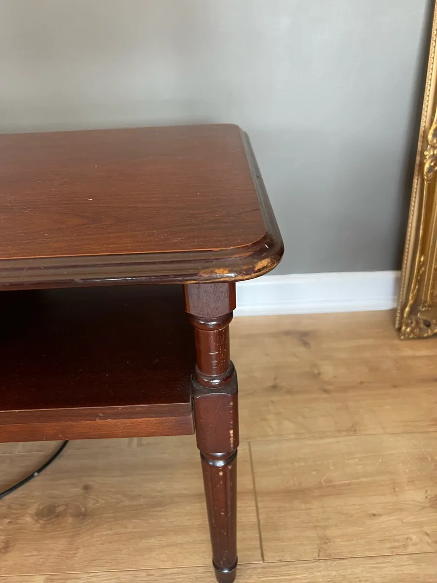Solid Mahogany Coffee Table - Image 3