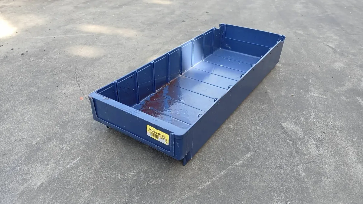 Used Blue Shelf Trays