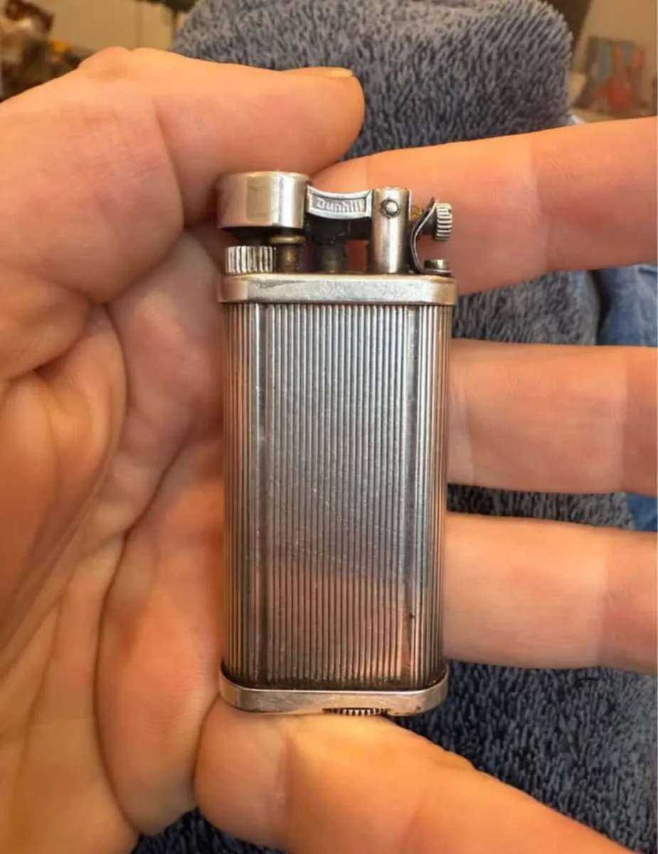 DUNHILL - Silver vintage Cigar Lighter - Rare - Image 1