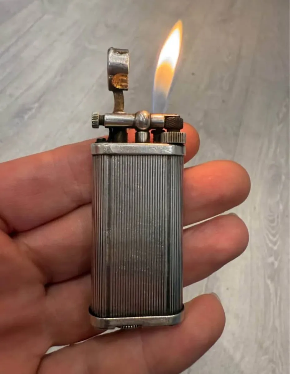 DUNHILL - Silver vintage Cigar Lighter - Rare - Image 2