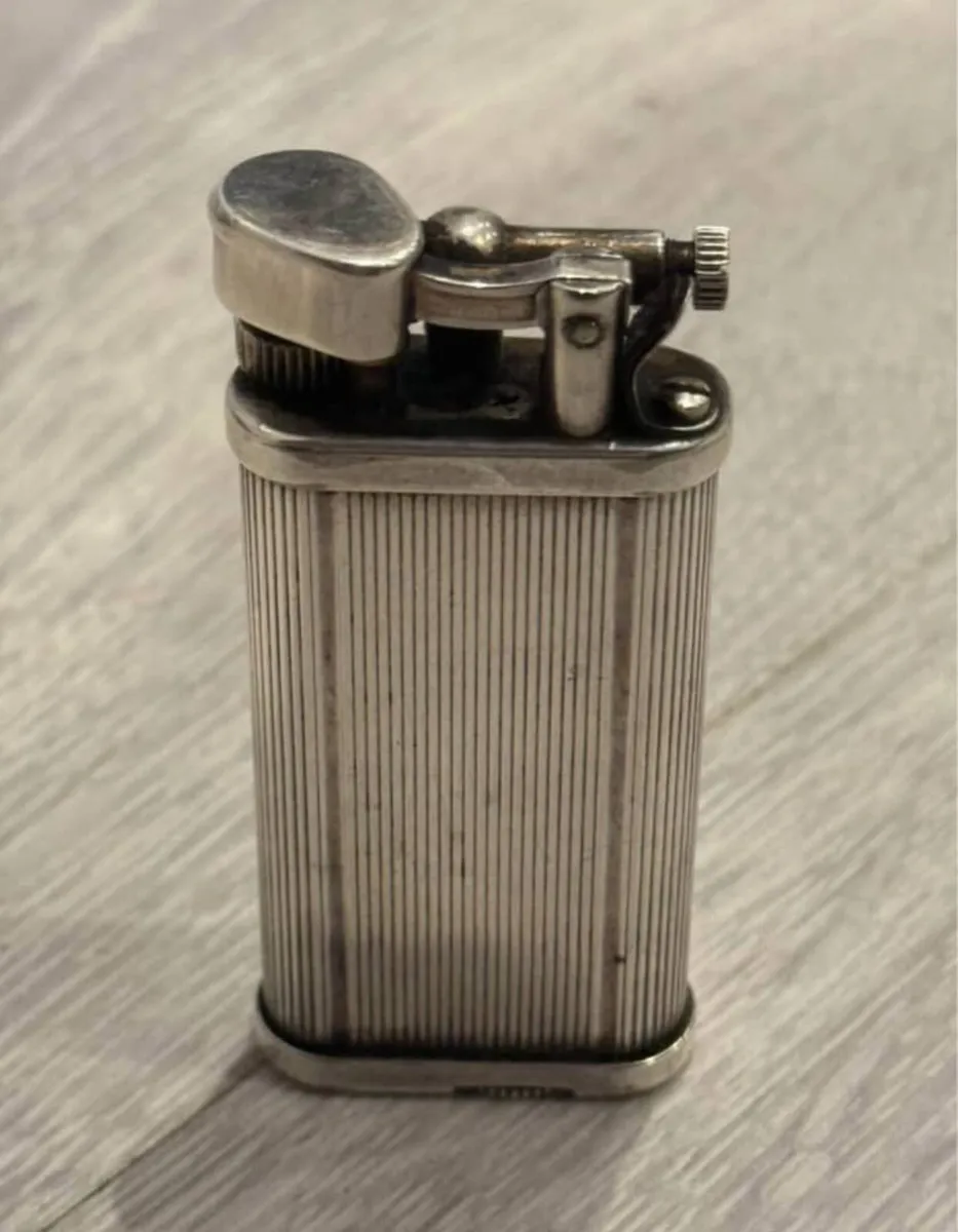 DUNHILL - Silver vintage Cigar Lighter - Rare - Image 3