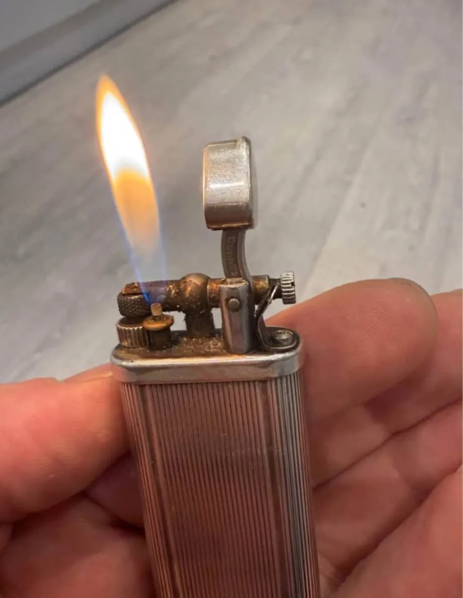 DUNHILL - Silver vintage Cigar Lighter - Rare - Image 4