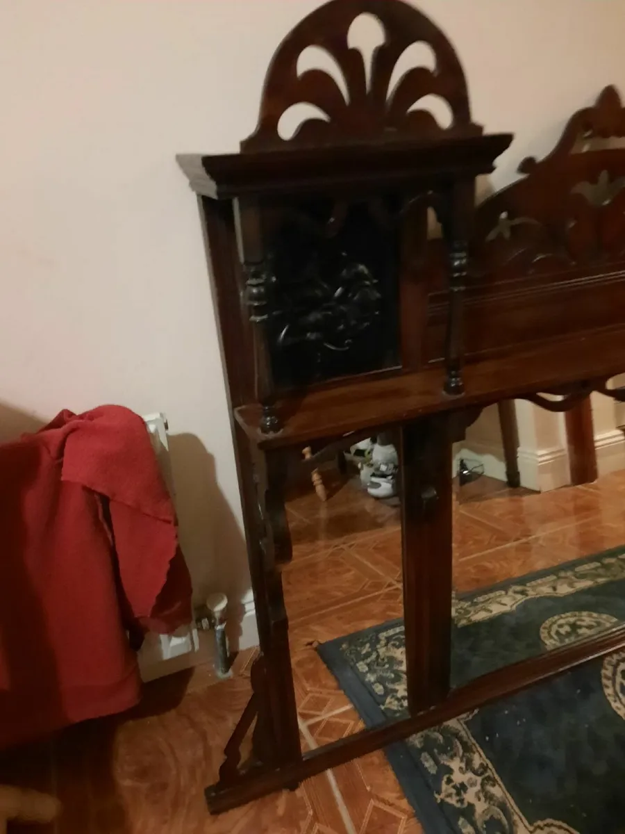 Antique overmantle - Image 2