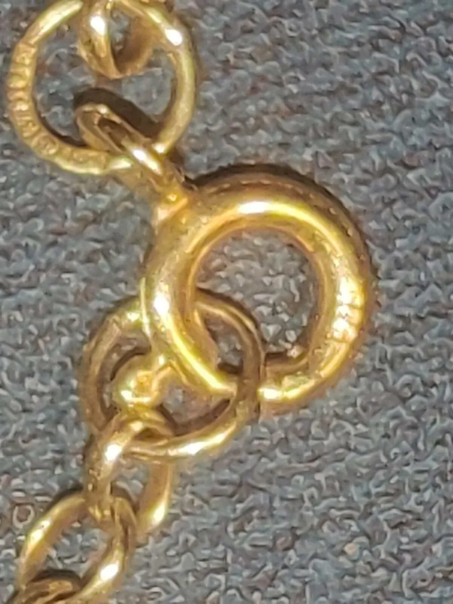 VICTORIAN BLUE SAPPHIRES, 9CT Gold 6.86g Necklace - Image 3