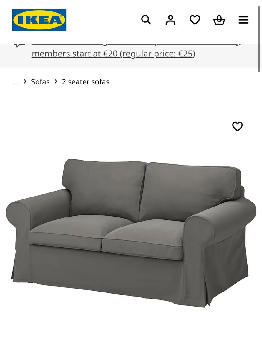 IKEA 2 Seater Couches (2 available) - Image 4