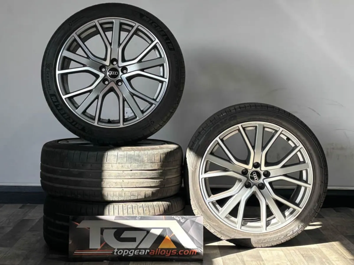 20" GENUINE AUDI A6 C8 ALLOY WHEELS & TYRES - Image 1