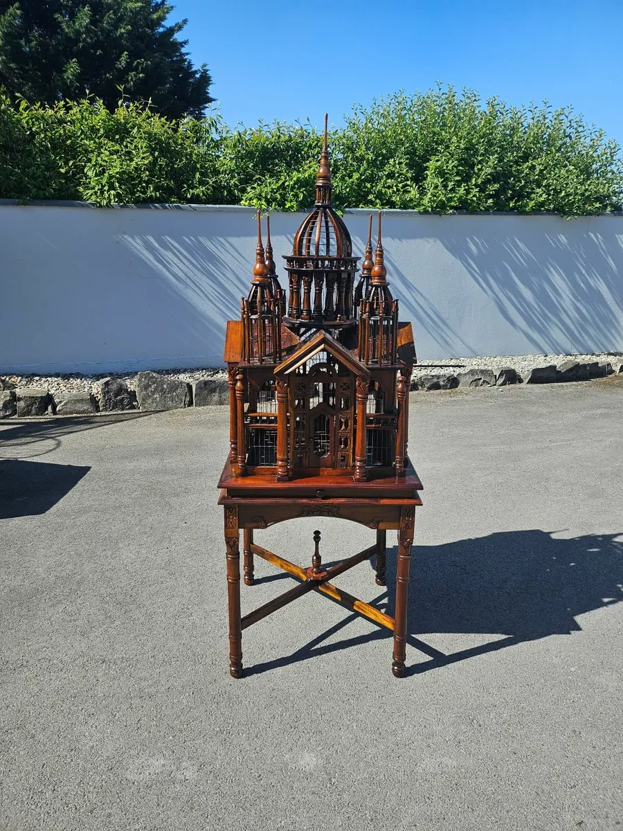 Decortive Antique Style Bird Cage - Image 1
