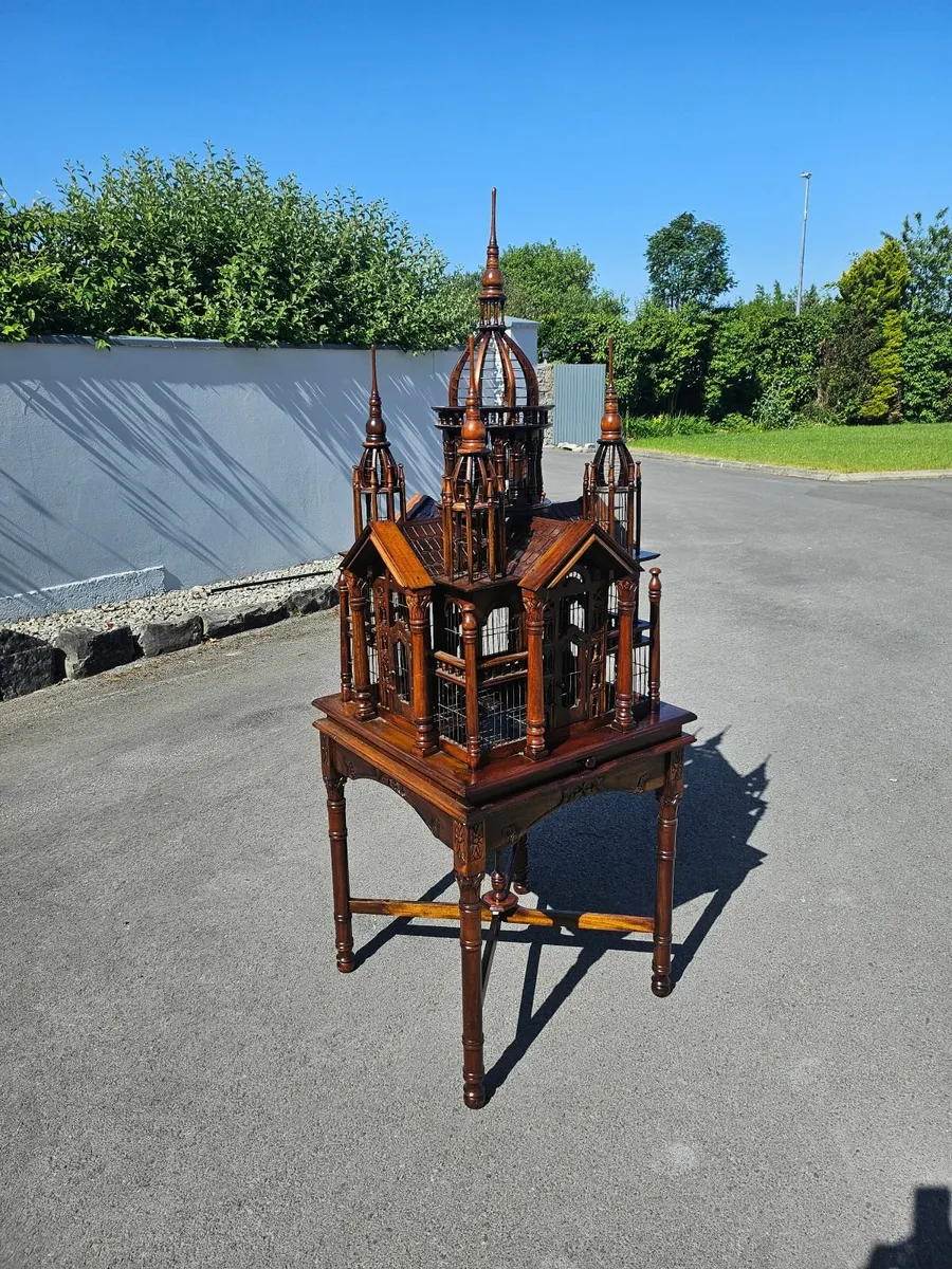 Decortive Antique Style Bird Cage - Image 2