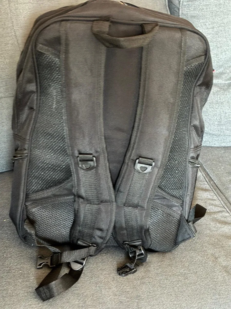 Monolith Black Laptop Backpack - Image 2