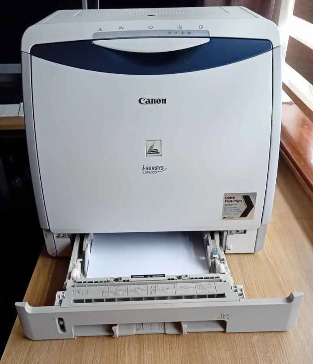 Canon i-Sensys LBP5000 Colour Laser Printer - Image 1