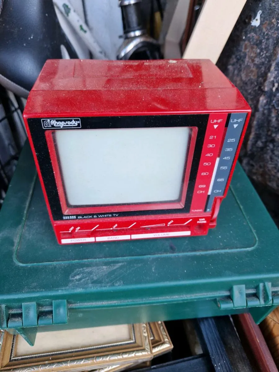 Vintage Retro Minature Tv - Image 1