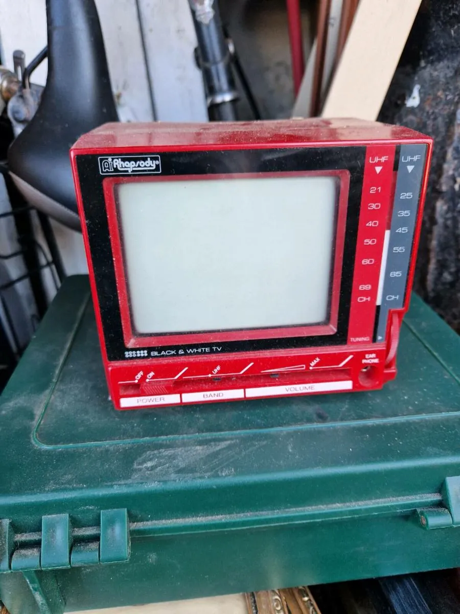 Vintage Retro Minature Tv - Image 2