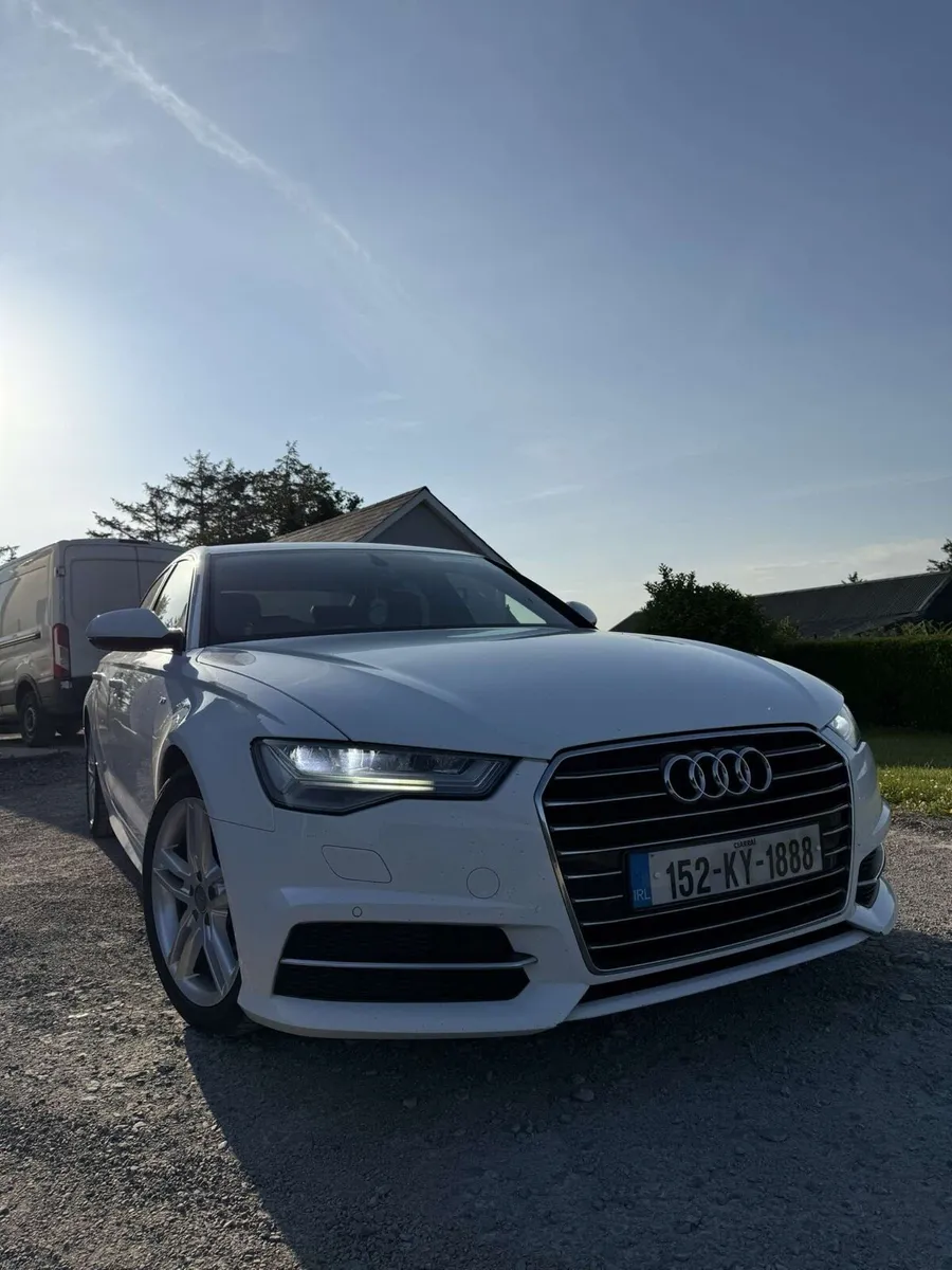 Audi A6 S-Line 152 Alpine White - Image 2