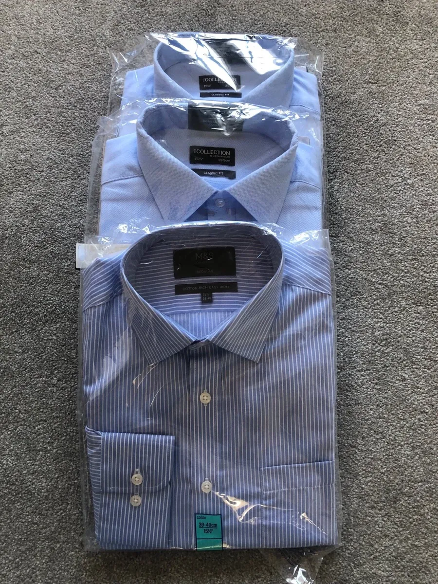 Gents long sleeved shirts (15.5 inch) - Image 1