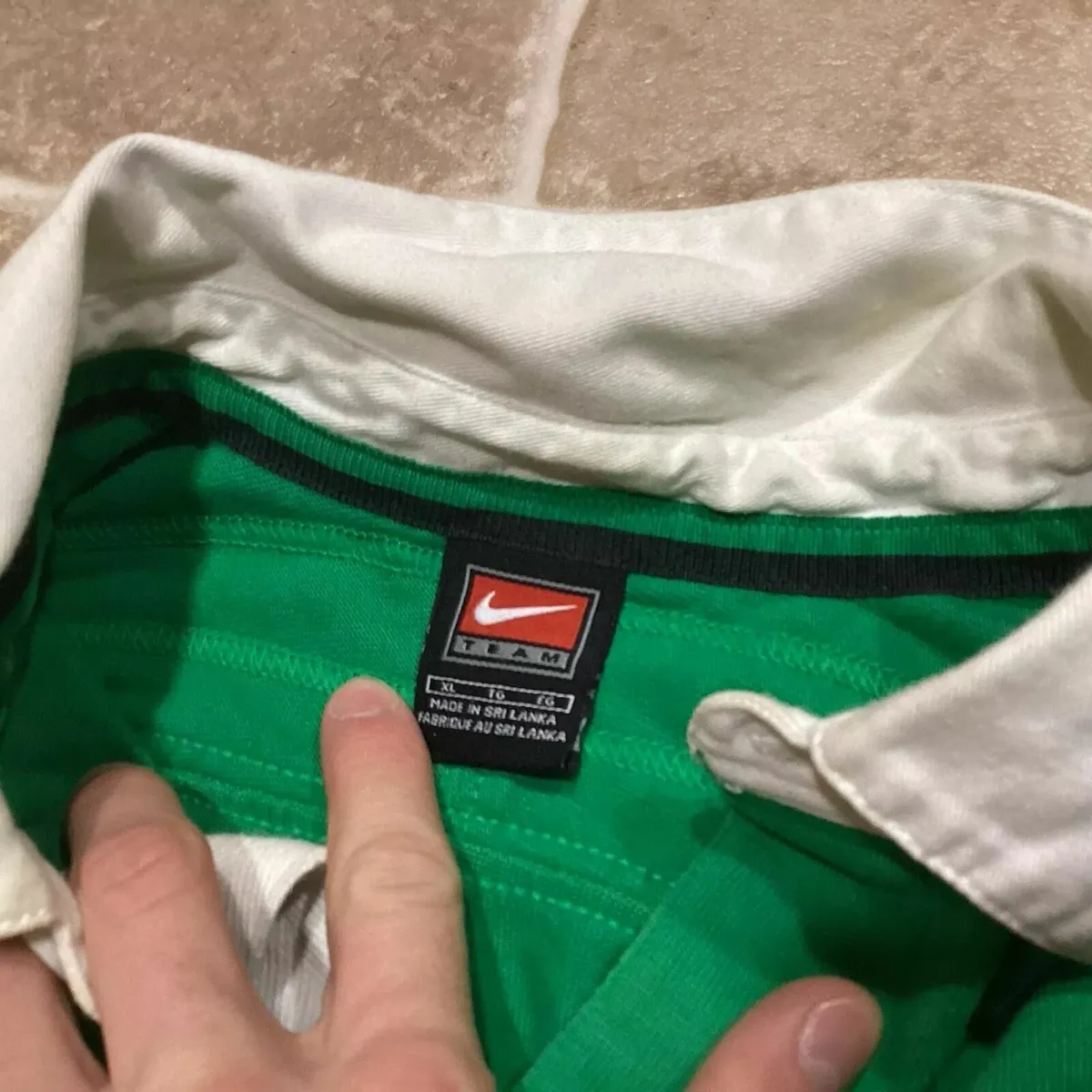Vintag Nike Ireland Long Sleeve Rugby Jersey Shirt - Image 4