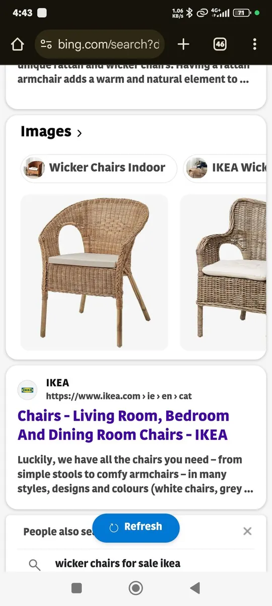 Ikea wicker chair - Image 3