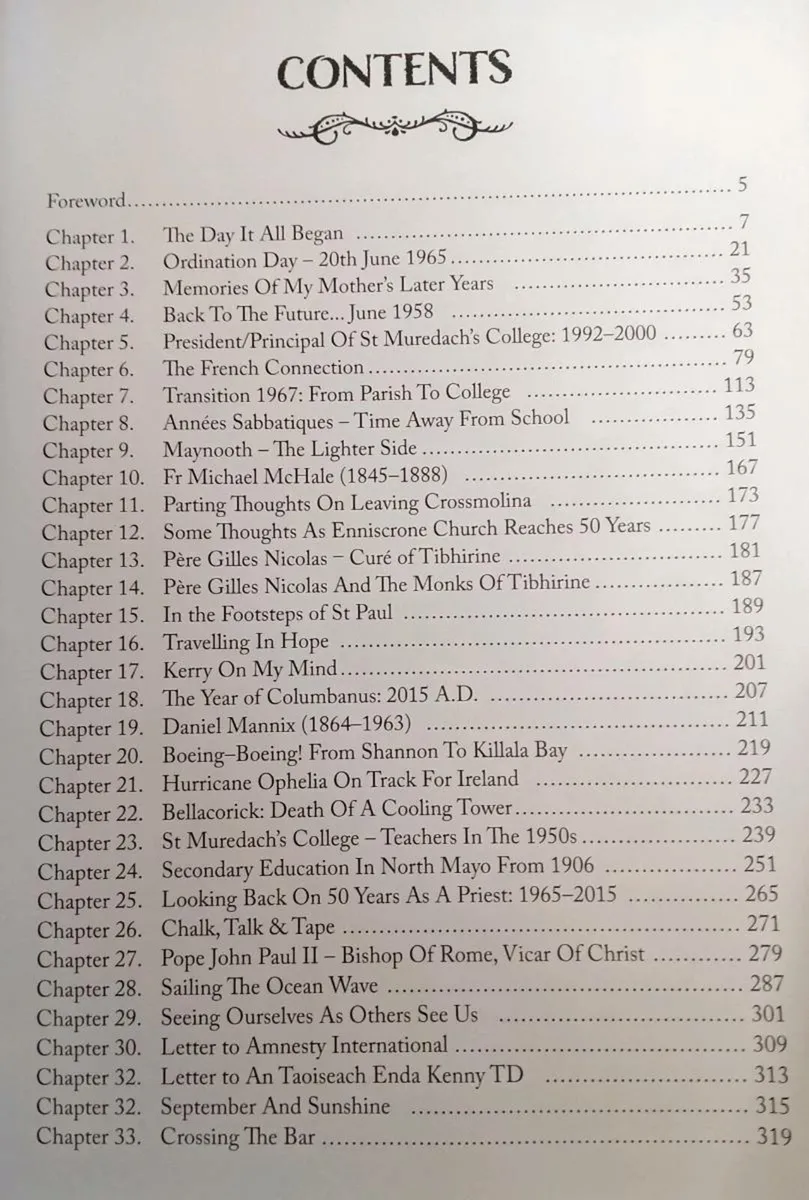 Crossing the Bar Fr Michael Conway Book - Image 2