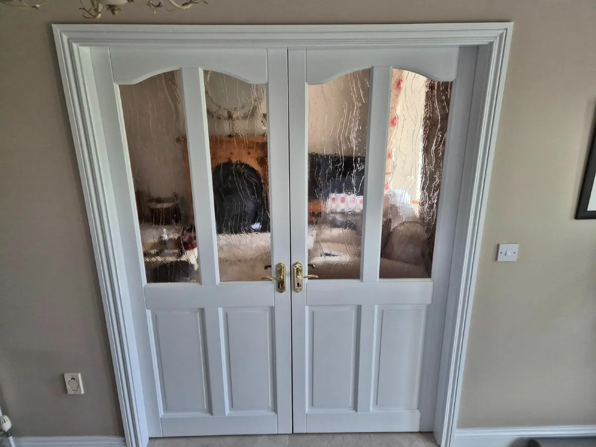 Pine/white Doors for sale - Image 3