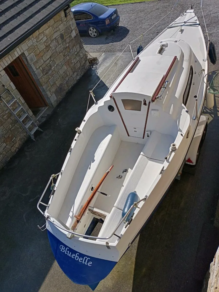23ft Pandora Sailing Yacht with Road Trailer - Image 3