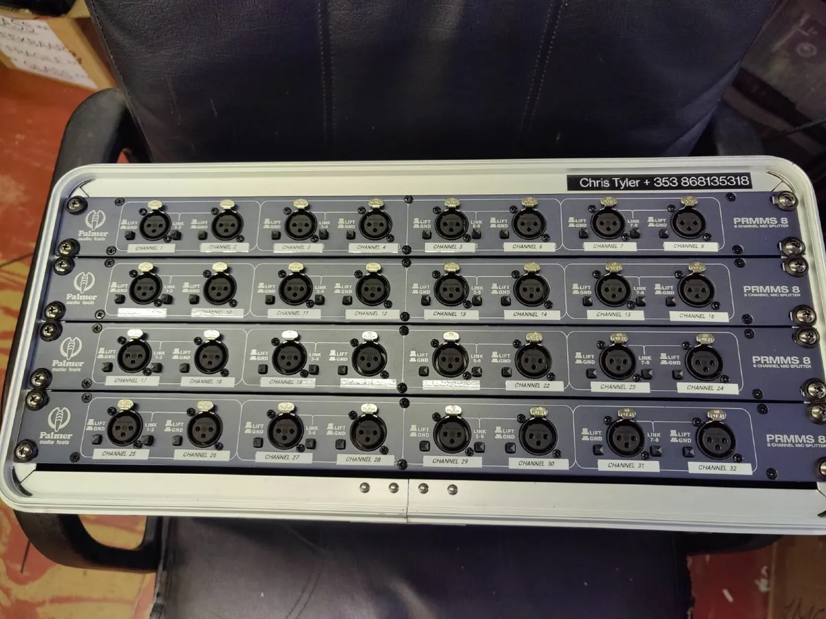 32Channel  Microphone  Splitter,  with cables - Image 1