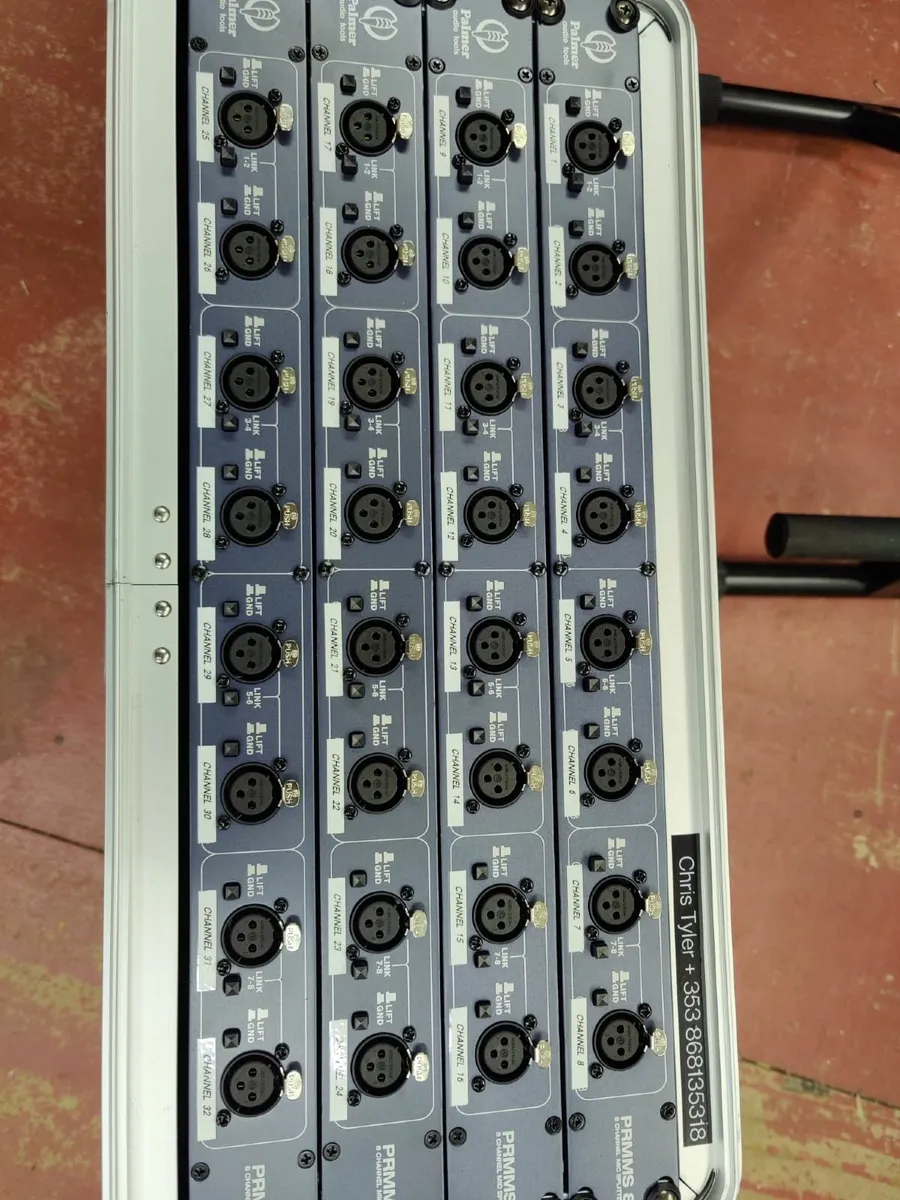 32Channel  Microphone  Splitter,  with cables - Image 2