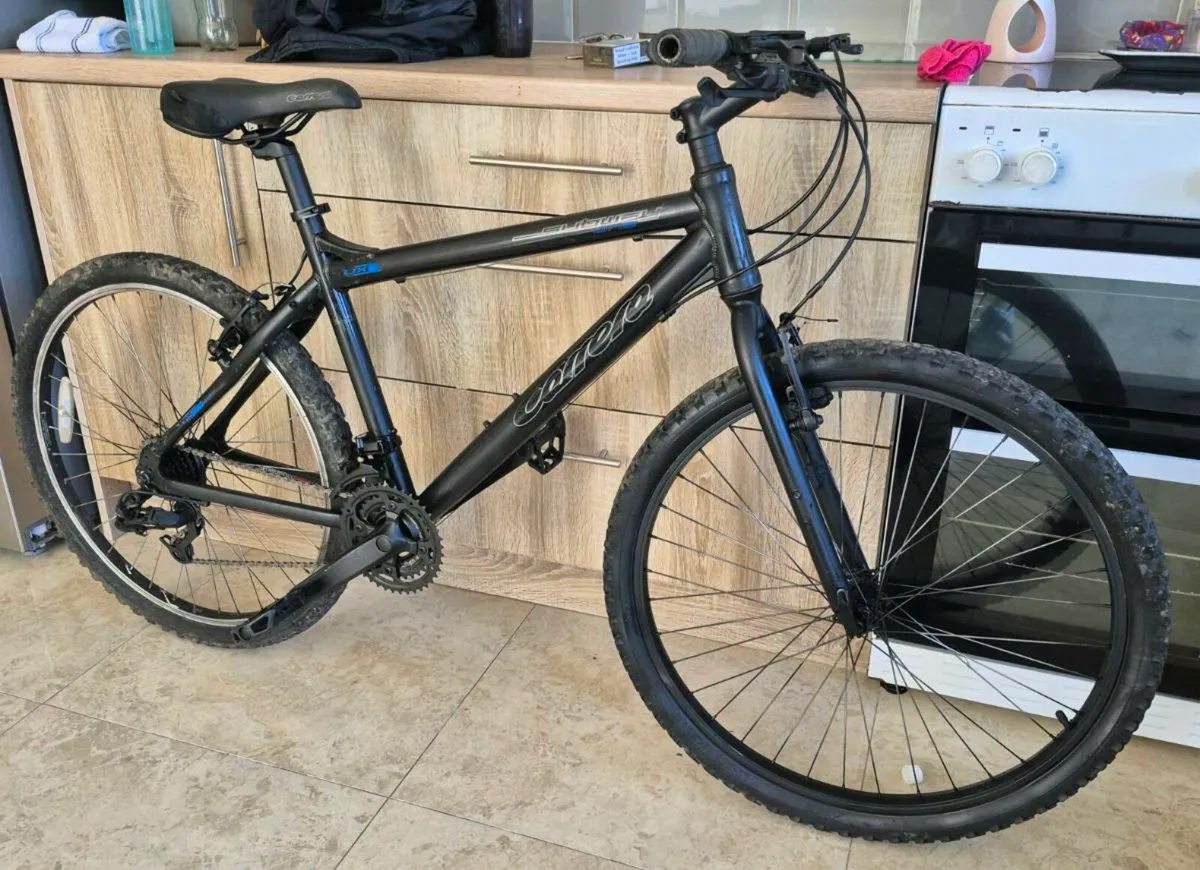 Carrera Axle hybrid bicycle

21 speed shimano gear - Image 1