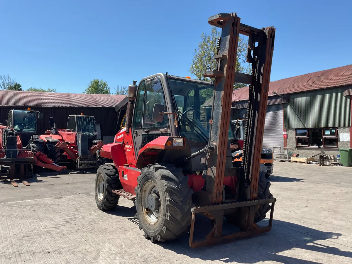 Manitou M26-4 Rough Terrain Forklift - Image 4