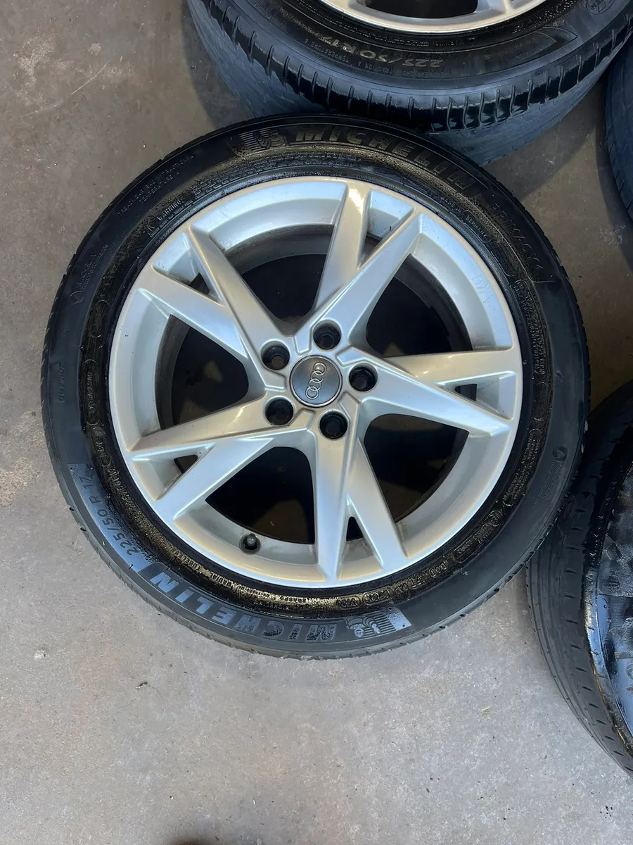 17inch Audi A4 alloy wheels and tyres - Image 2