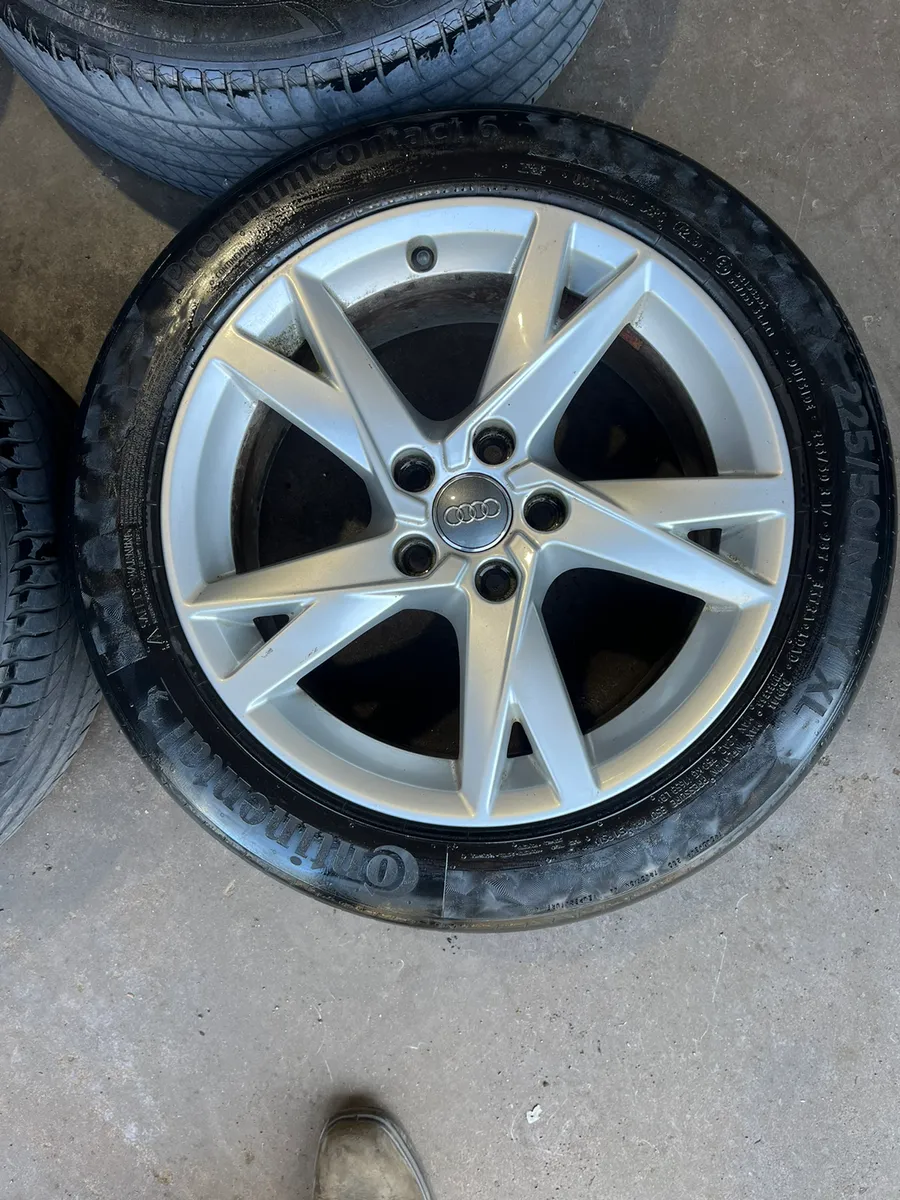 17inch Audi A4 alloy wheels and tyres - Image 3