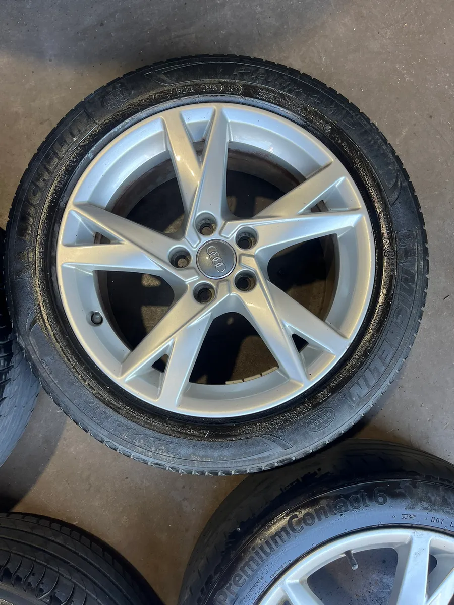 17inch Audi A4 alloy wheels and tyres - Image 4