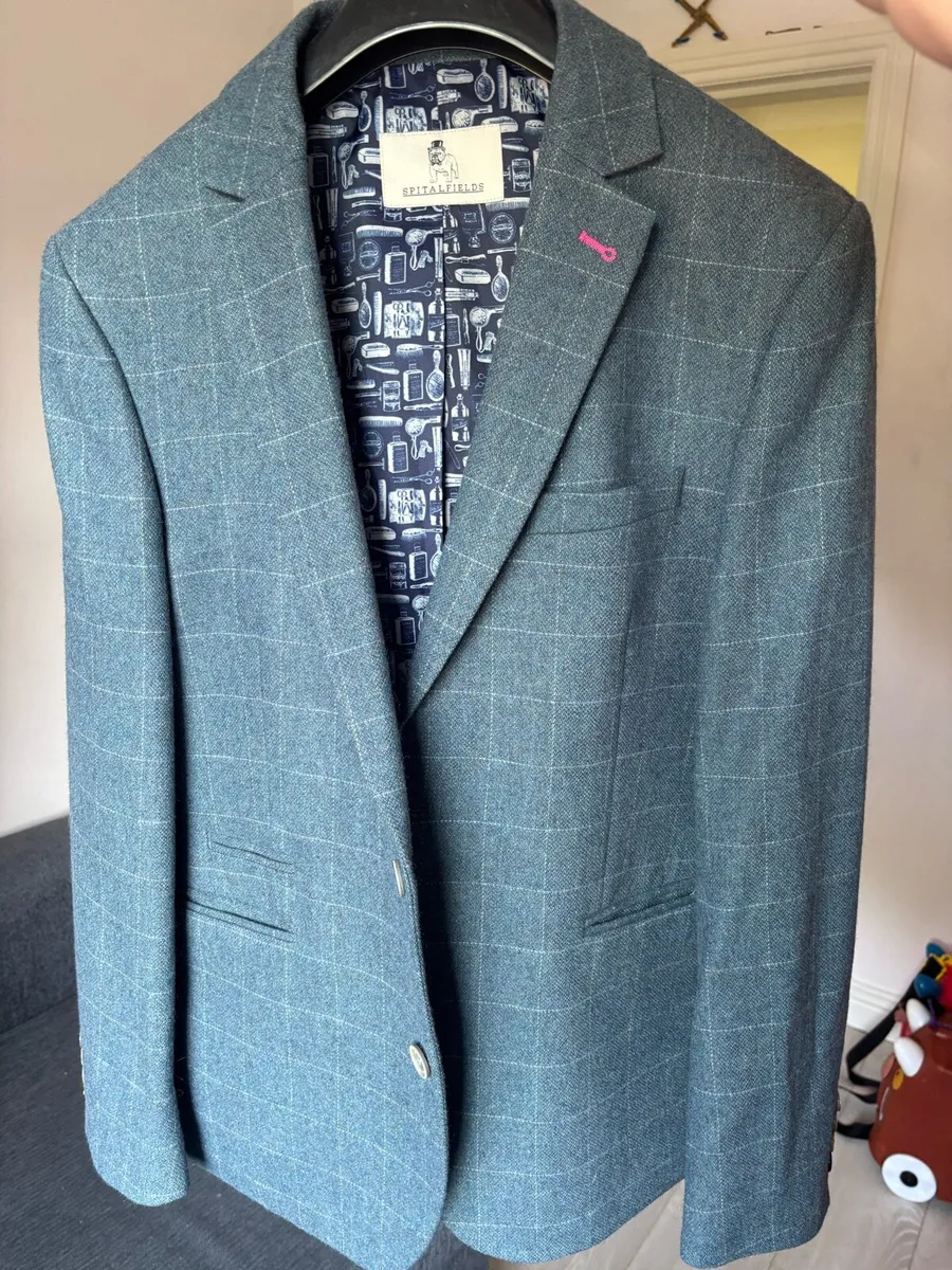 Men’s suit jacket - Spitalfields wool mix - Image 1