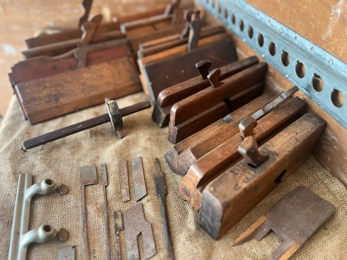 18/19th Century Beech Moulding Planes - Image 1