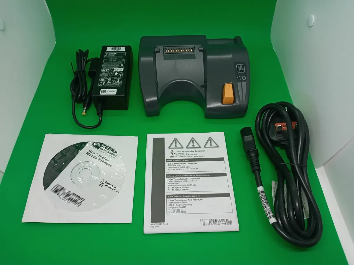 Delivery - 2 x New Zebra Single Ethernet Cradle - Image 1