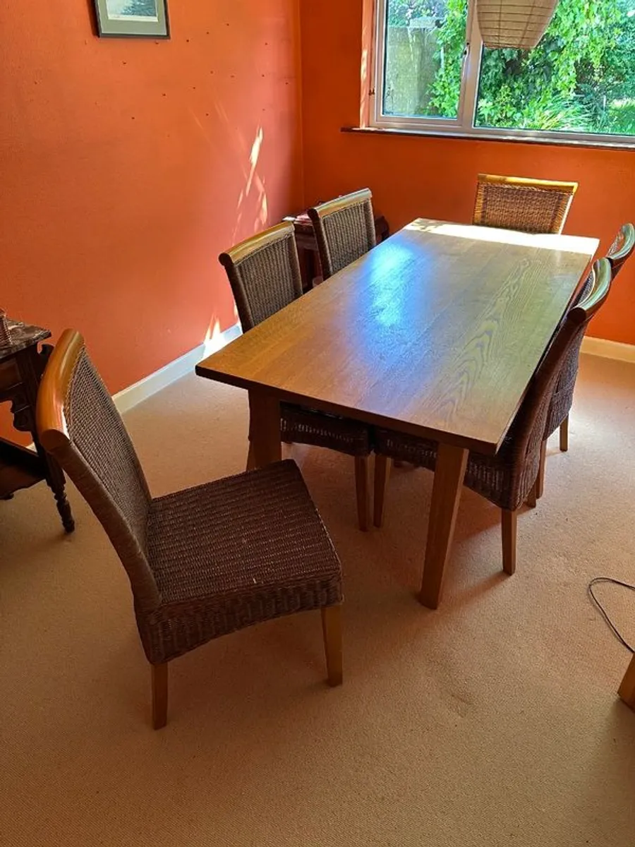 FDining table and six chairs for FREE! Must be collected by Sunday May 18th - Image 1