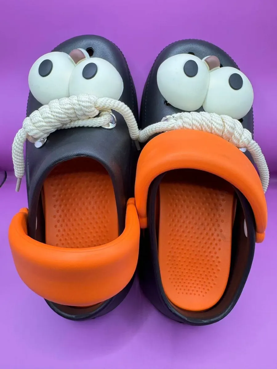 Funny Eyes Cartoon Clogs - Image 2